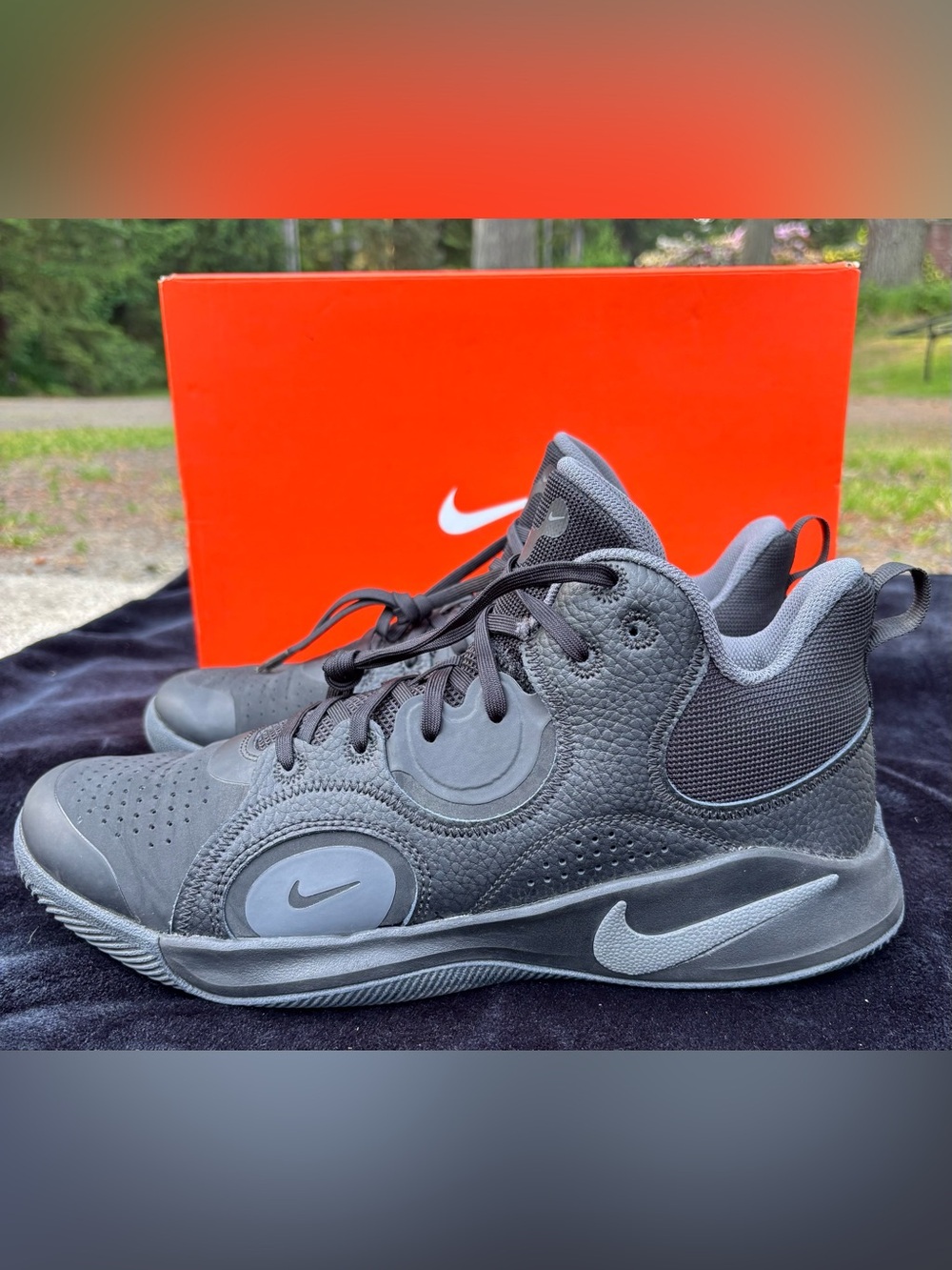 Nike Fly.By Mid 2 NBK Black Basketball Shoes Men’s 10